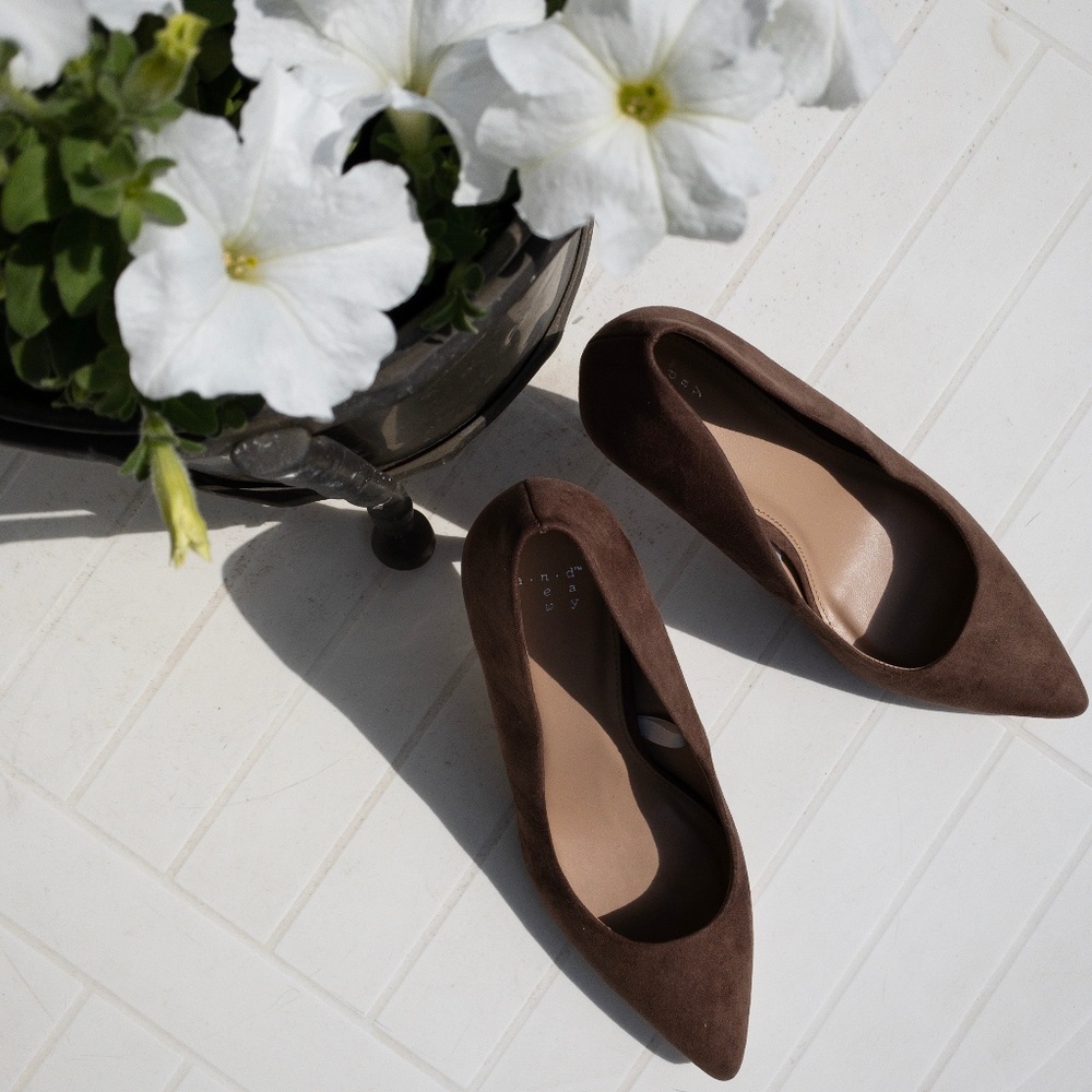 💜a new day Gemma Pointed Toe Heeled Pumps